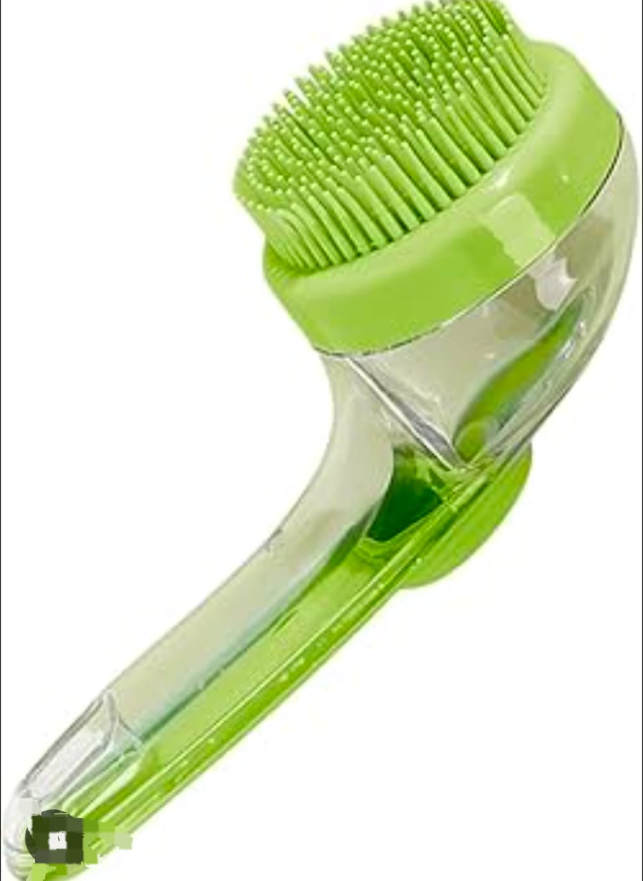StoreXora™ Pet Bath Brush with shampoo Dispenser