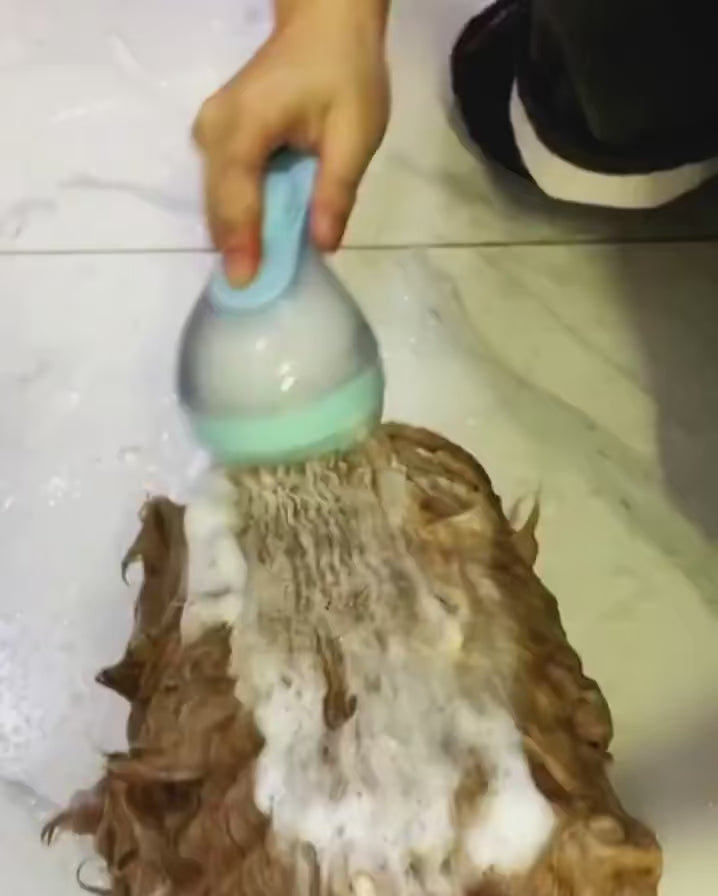 StoreXora™ Pet Bath Brush with shampoo Dispenser